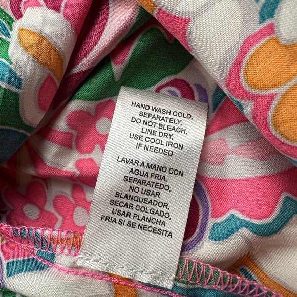 NEW Nicole Miller Vibrant Multicolor Mini Dress. Silky feel. Size XS - Picture 8 of 9